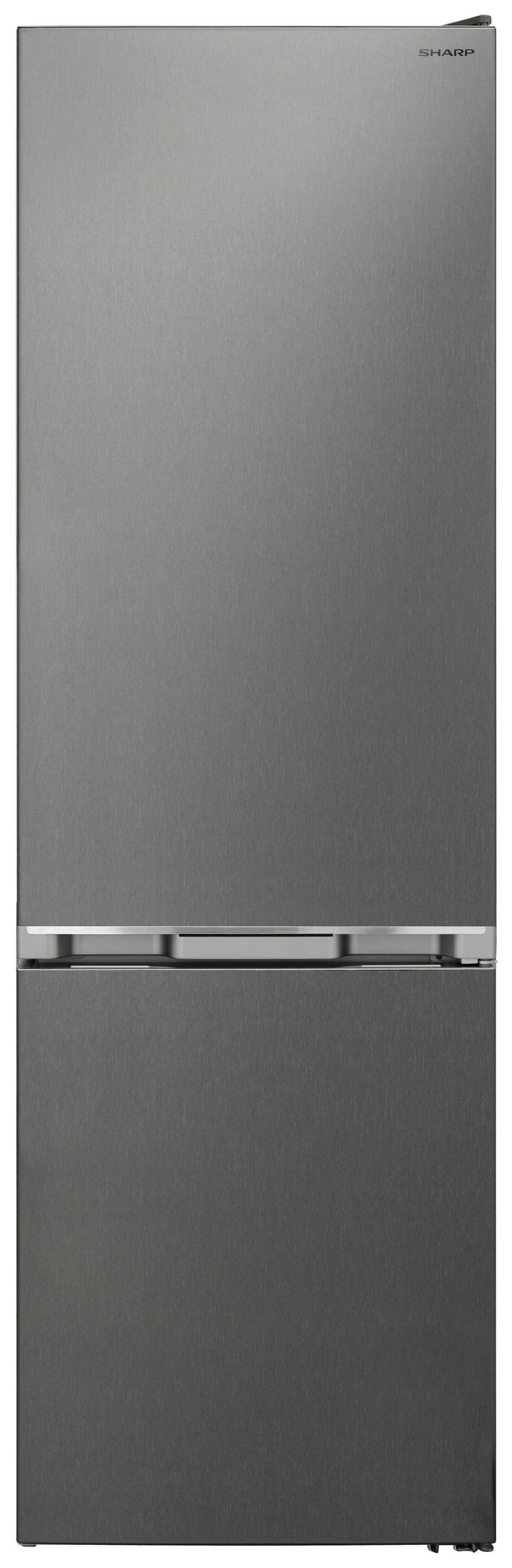 KÜHL-GEFRIER-KOMBINATION  - Edelstahlfarben, Basics (59,5/201/65cm) - Sharp