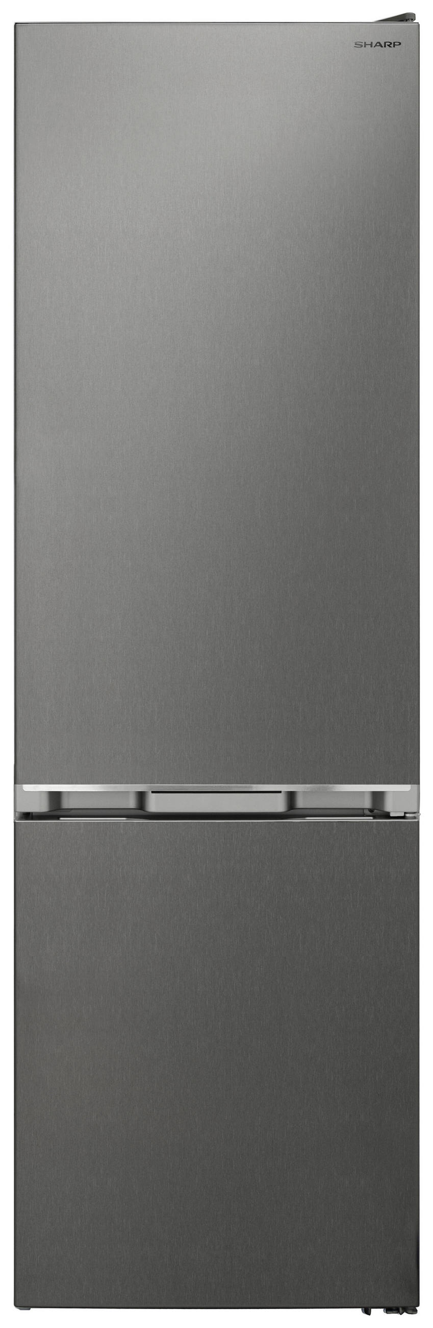 KÜHL-GEFRIER-KOMBINATION  - Edelstahlfarben, Basics (59,5/201/65cm) - Sharp