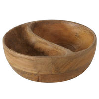 SCHALE   - Naturfarben, Basics, Holz (20/7,0cm) - Boltze Home