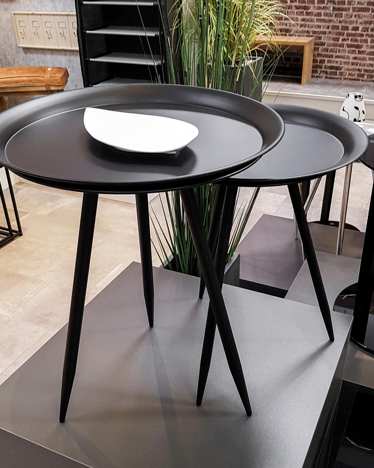 MIZICA, črna  - črna, Trend, kovina (54/54/44cm) - Lomoco