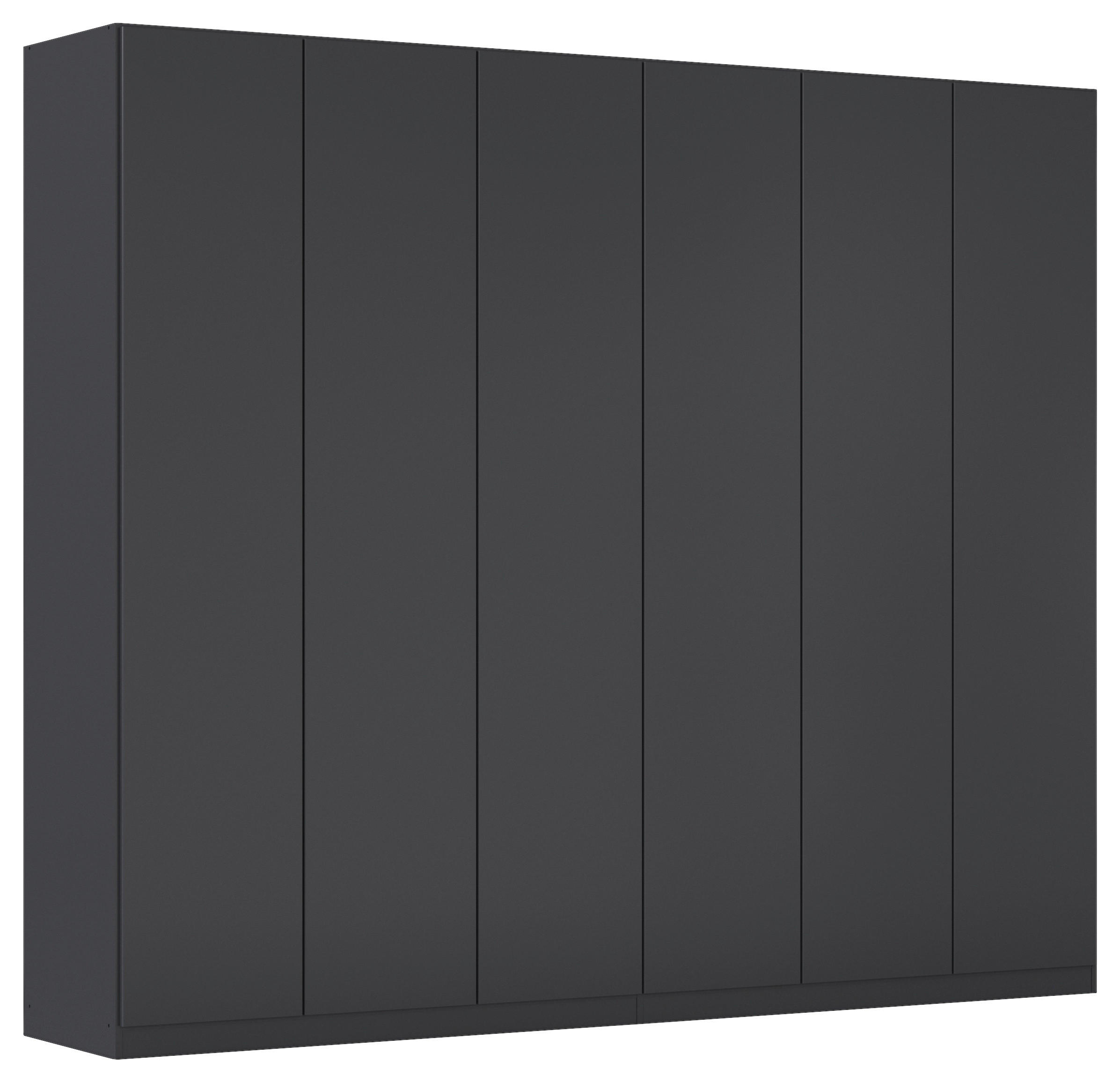 FALTTÜRENSCHRANK 271/229/54 cm 6-türig Dunkelgrau  - Dunkelgrau, Holzwerkstoff (271/229/54cm) - Rauch Möbel