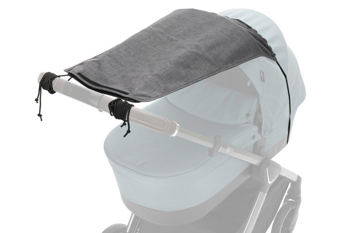 SONNENDACH  - Grau, Basics, Textil (48/67cm) - My Baby Lou