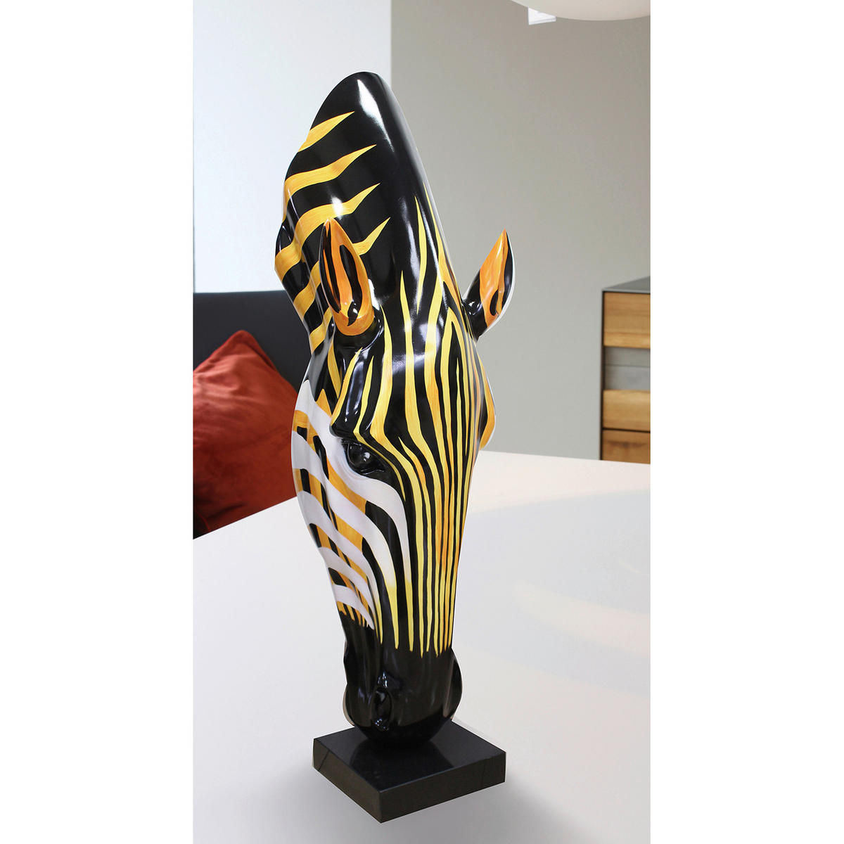 SKULPTUR - Multicolor, LIFESTYLE, Kunststoff/Stein (19/50/17cm)