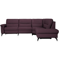ECKSOFA  in Echtleder Violett  280/249 cm  - Anthrazit/Violett, Design, Leder/Metall (280/249cm) - Himolla Komfortklass