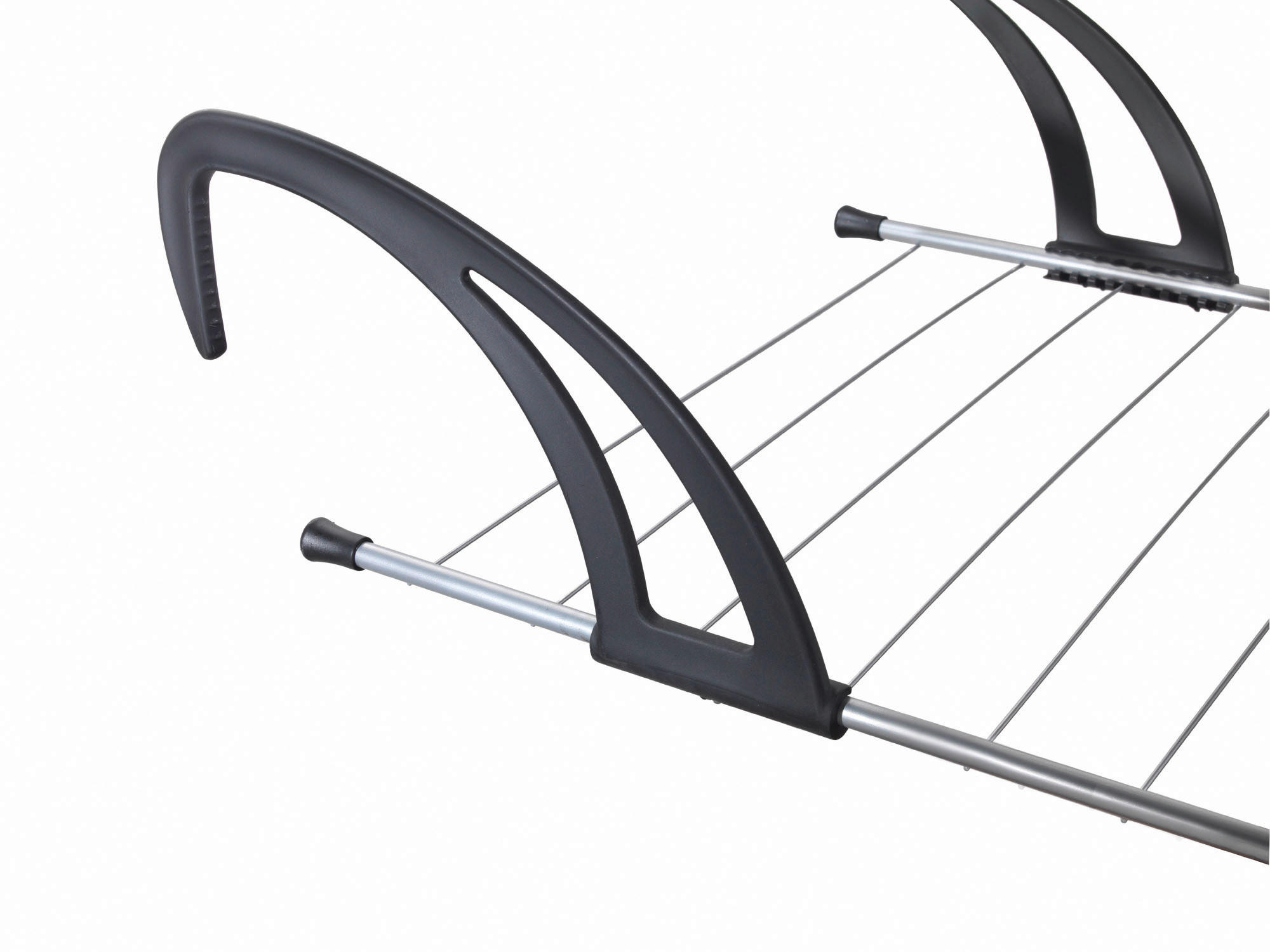 WÄSCHETROCKNER Seram  - Silberfarben, Basics, Kunststoff/Metall (51/38/84cm) - Metaltex