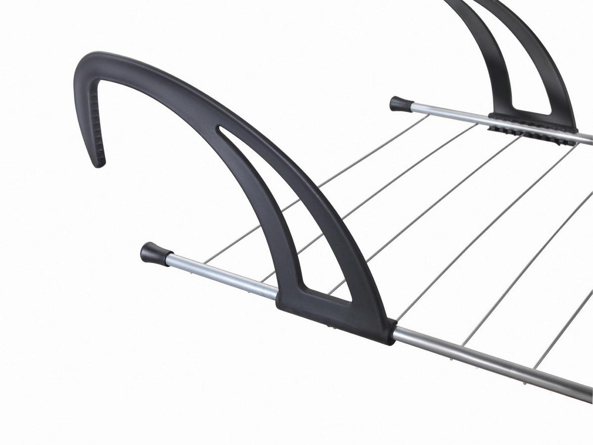 WÄSCHETROCKNER Seram  - Silberfarben, Basics, Kunststoff/Metall (51/38/84cm) - Metaltex