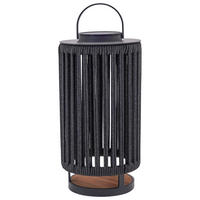SVJETILJKA SOLARNA  - tamno siva/antracit, Design, metal/tekstil (31/62/31cm) - Ambia Garden