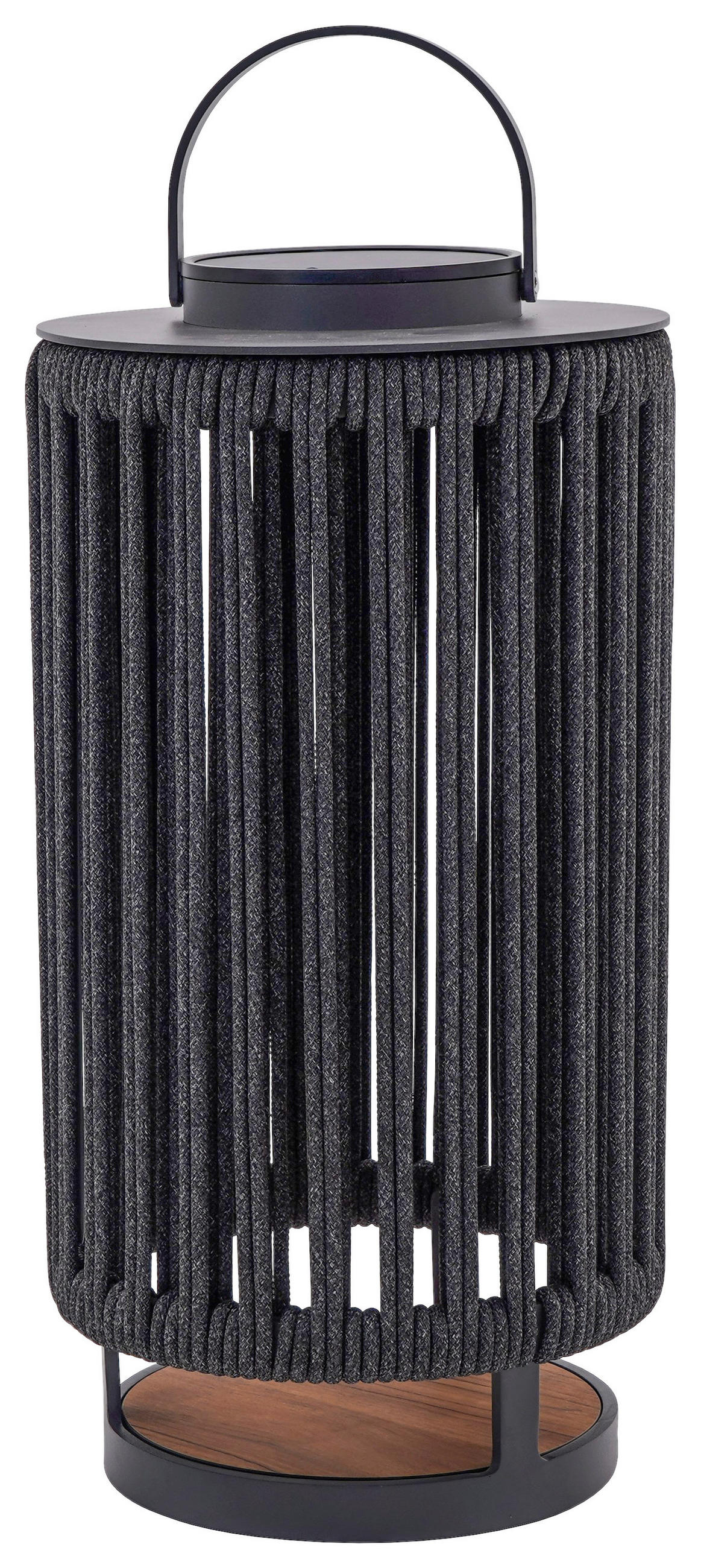 SVJETILJKA SOLARNA  - tamno siva/antracit, Design, metal/tekstil (31/62/31cm) - Ambia Garden