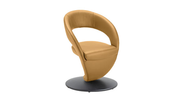 STUHL - Gelb/Schwarz, Design, Textil/Metall (62/86/61cm) - Moderano