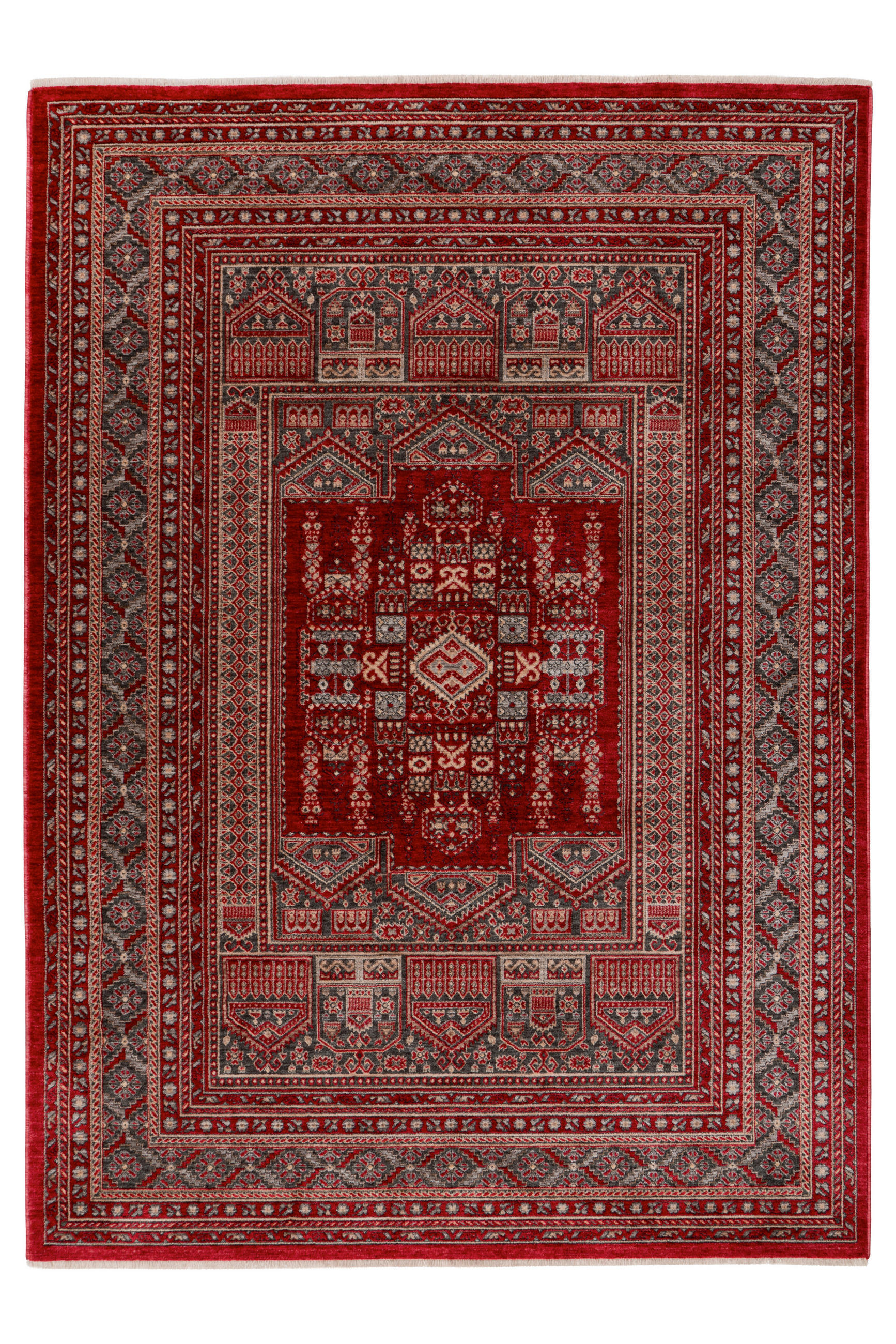 SZŐNYEG   - piros, Design, műanyag/textil (160/230cm)
