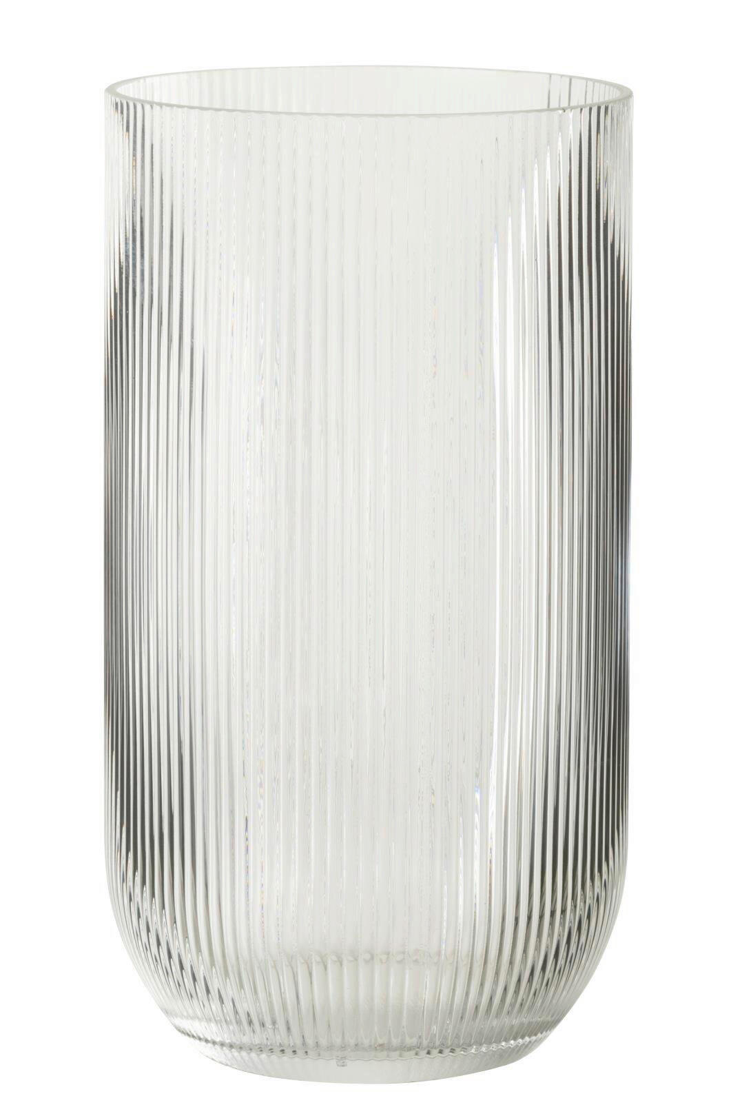 VASE  - Transparent, Basics, Glas (16,7/16,7/30cm) - Ambia Home