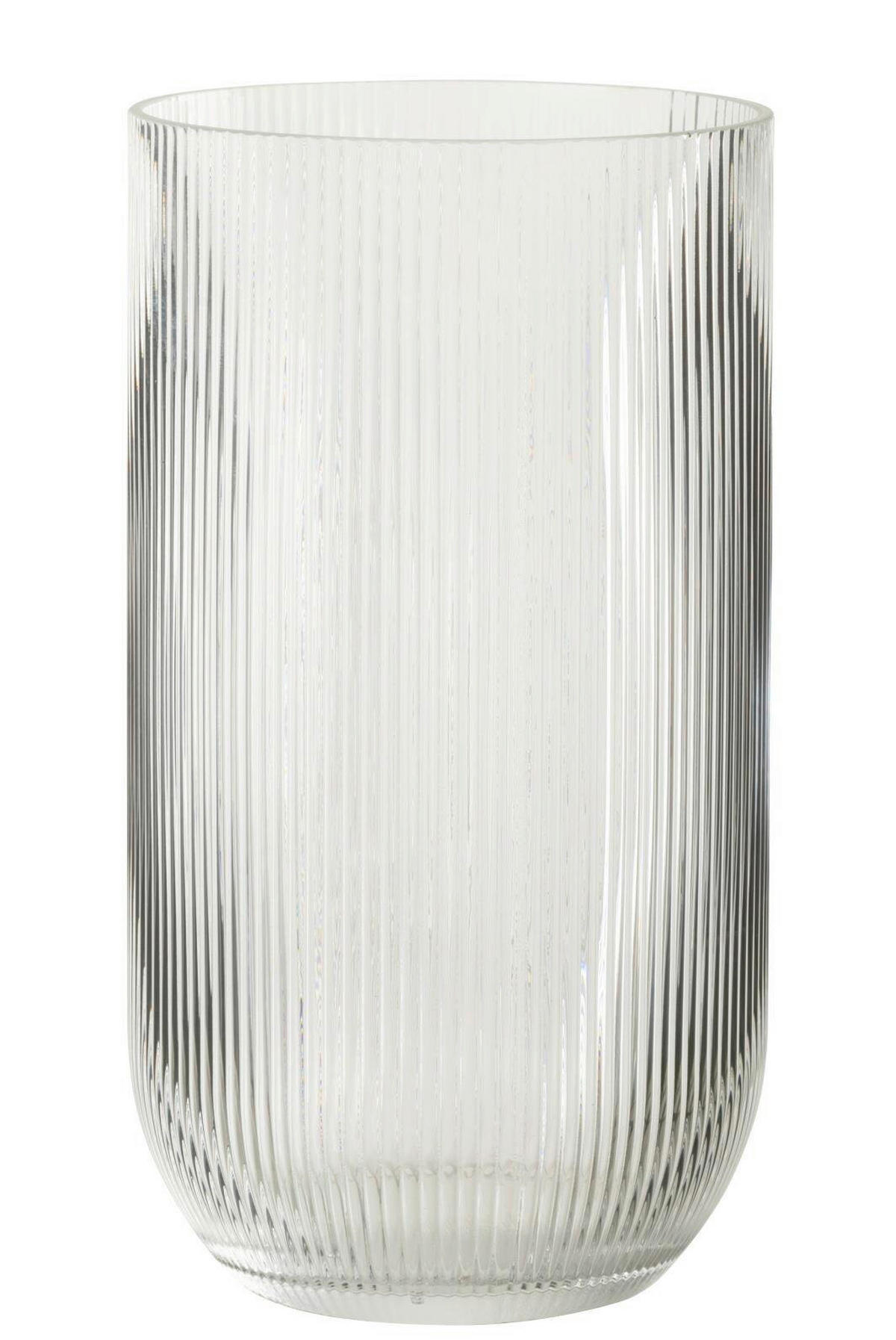 VASE  - Transparent, Basics, Glas (16,7/16,7/30cm) - Ambia Home