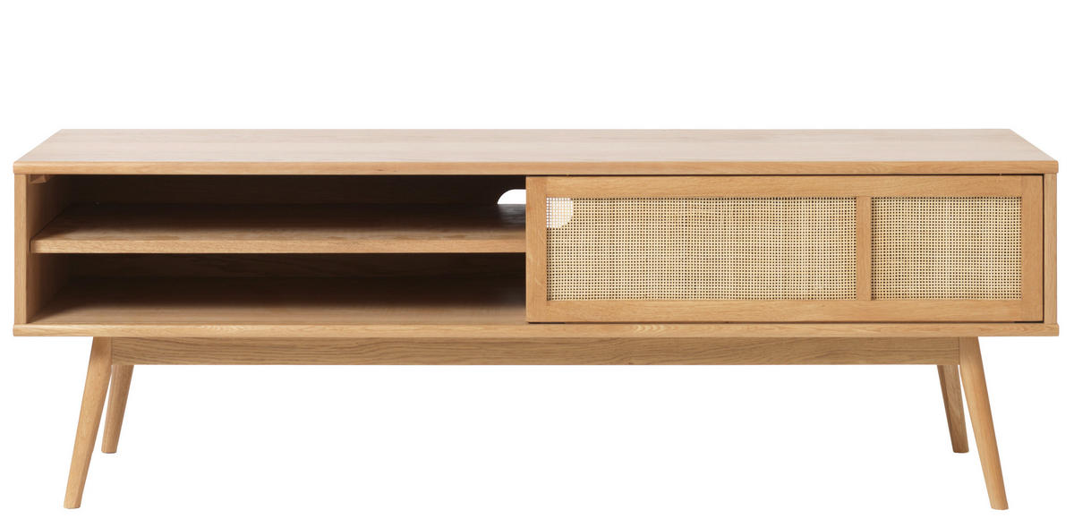 TV-ELEMENT - Eichefarben/Naturfarben, Trend, Naturmaterialien/Holzwerkstoff (190/75/90cm) - Carryhome