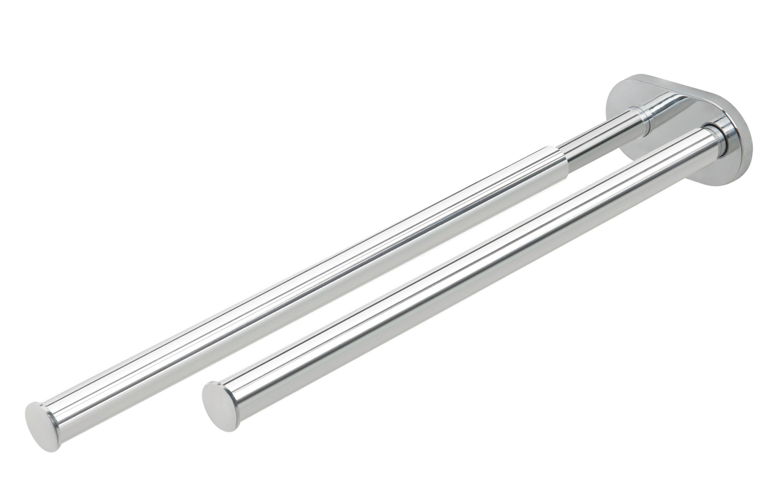 HANDTUCHHALTER 8,7/47/32,2-56,2 cm  - Chromfarben, Basics, Metall (8,7/47/32,2-56,2cm) - Dieter Knoll