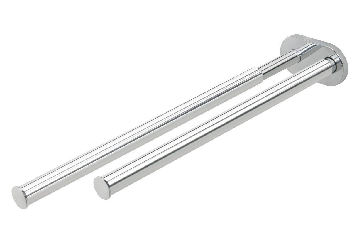 HANDTUCHHALTER 8,7/47/32,2-56,2 cm  - Chromfarben, Basics, Metall (8,7/47/32,2-56,2cm) - Dieter Knoll