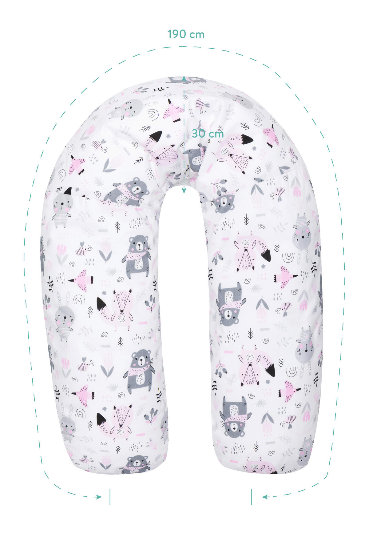 STILLKISSEN 190 cm Sterne weiß/blau   - Blau/Weiß, Basics (190cm) - Fillikid