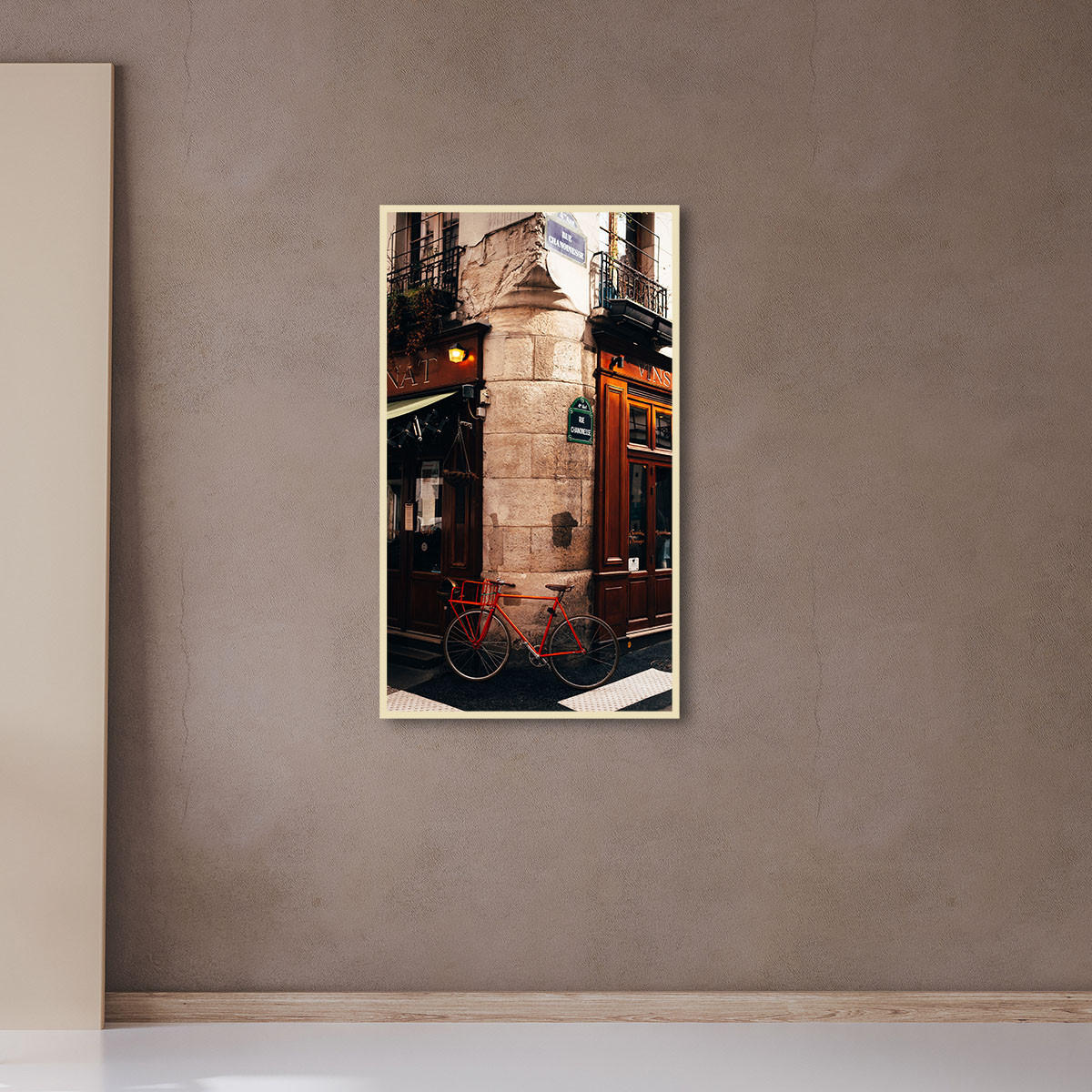 BILD 70/118 cm  - Rotbraun/Naturfarben, Design, Holz/Kunststoff (70/118cm)