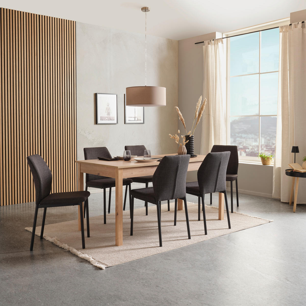 ESSTISCH Eiche Artisan rechteckig  ausziehbar  - Eiche Artisan, KONVENTIONELL, Holzwerkstoff (160-230/80/76cm) - home24