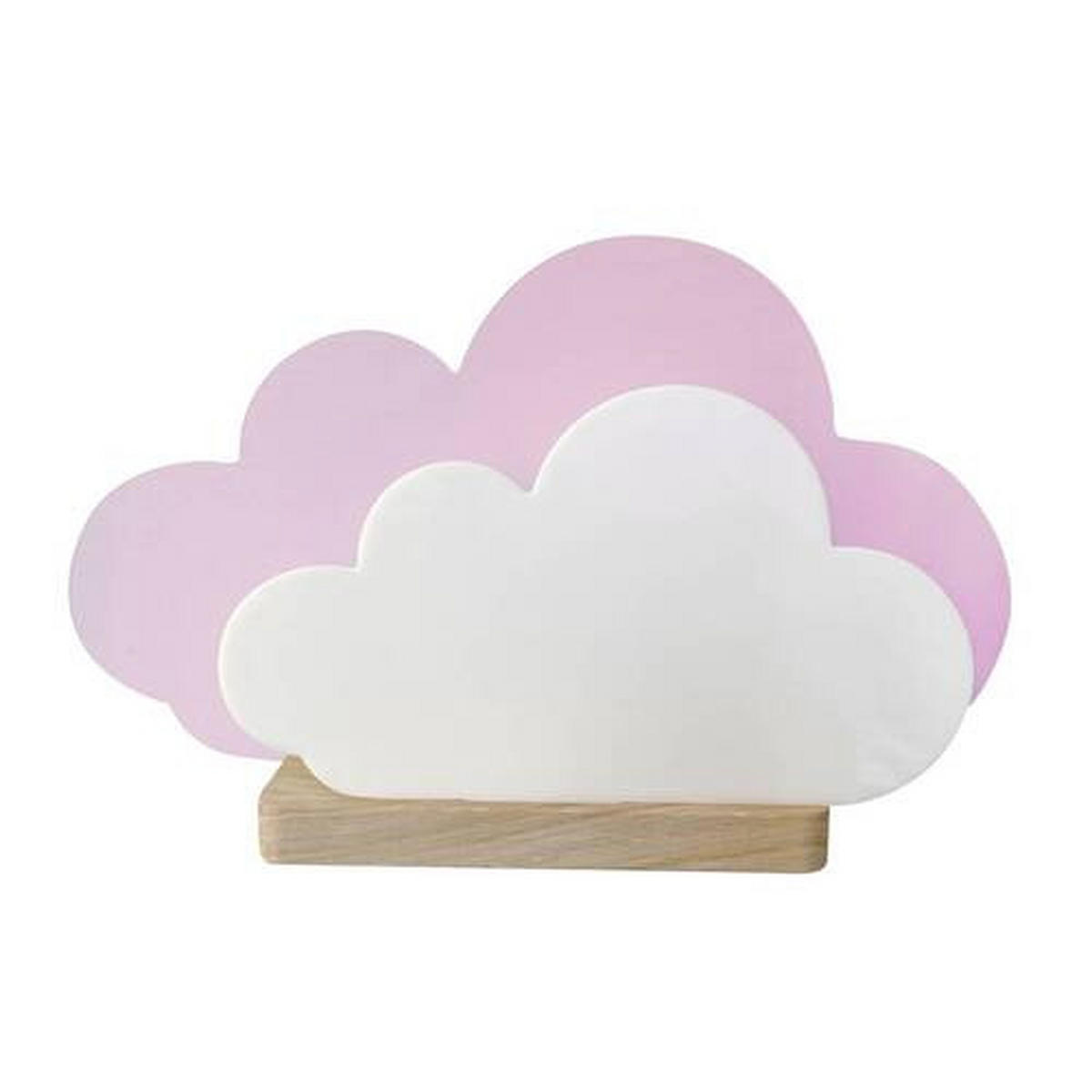 KINDERTISCHLEUCHTE  - Rosa, Basics, Holz/Kunststoff (20/35/7cm)