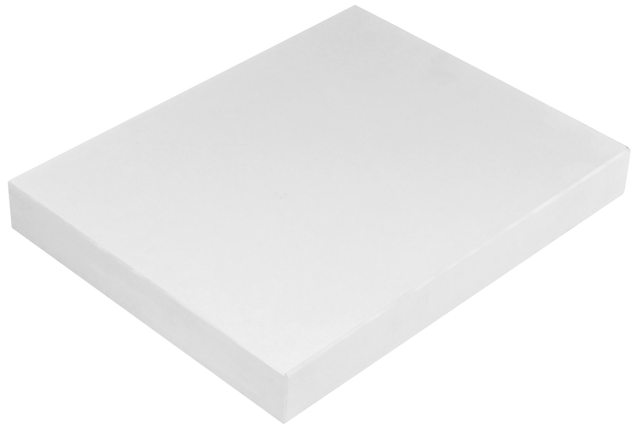 WANDBOARD Metall, Holzwerkstoff Weiß  - Weiß, Basics, Holzwerkstoff/Metall (30/3,8/24cm) - Boxxx