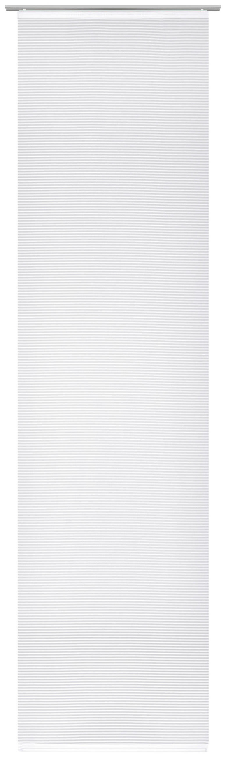 FLÄCHENVORHANG in Weiß halbtransparent  - Weiß, Basics, Textil (60/255cm) - Boxxx