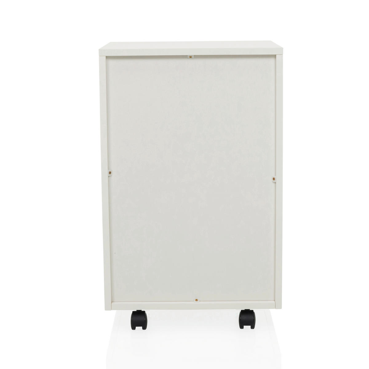 ROLLCONTAINER Weiß  - Weiß, MODERN, Holzwerkstoff/Kunststoff (41,5/66/40cm) - MID.YOU