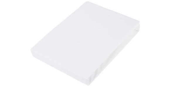 BOXSPRING-SPANNLEINTUCH 180-200/200-220 cm  - Weiß, Basics, Textil (180-200/200-220cm) - Novel