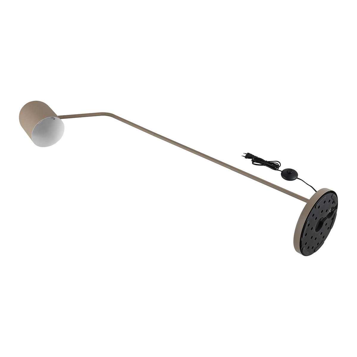 STEHLEUCHTE Aria 25/140 cm   - Sandfarben/Beige, Design, Metall (25/140cm) - Novel
