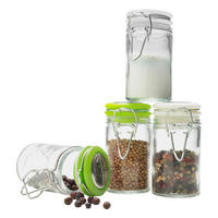 ÉTELTÁROLÓ DOBOZ  0,06 l  - világoszöld/fehér, Basics, műanyag/Üveg (4,5/8,8cm) - Homeware Profession.