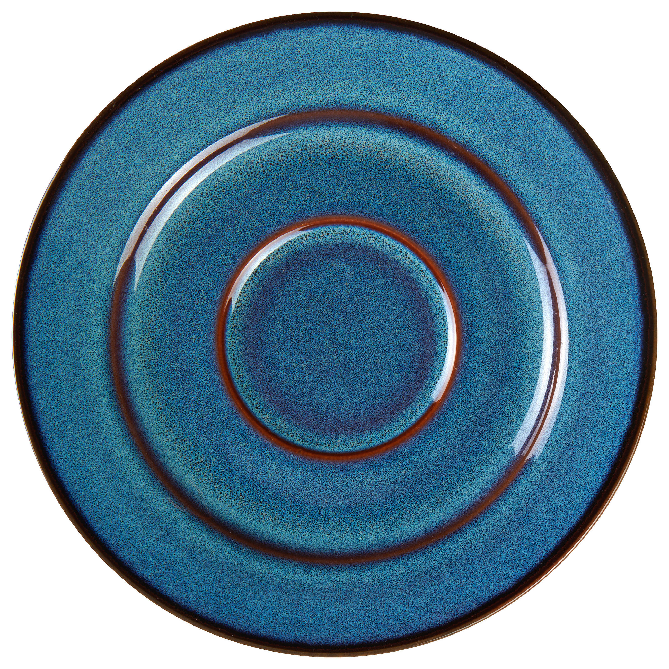 Ritzenhoff Breker Untertasse Bali Blau, Braun, Schwarz 2 cm