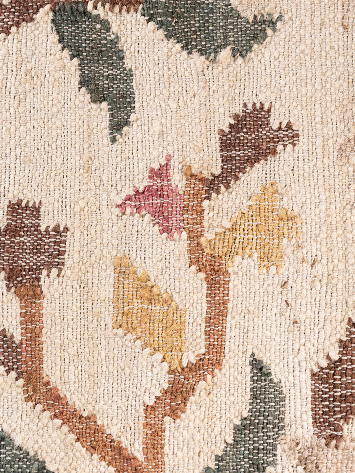 HANDWEBTEPPICH 200/300 cm Roya Creme, Multicolor rechteckig  - Multicolor/Creme, Basics, Textil (200/300cm) - Elle Decoration