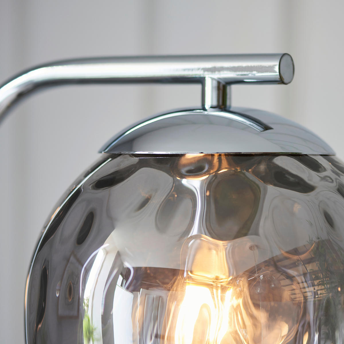 STEHLEUCHTE 25/28/150 cm    - Chromfarben, Basics, Glas/Metall (25/28/150cm) - ENDON