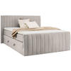 BOXSPRINGBETT 160/200 cm  in Beige  - Beige/Schwarz, KONVENTIONELL, Kunststoff/Textil (160/200cm) - Boxxx