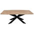 ESSTISCH Akazie massiv rechteckig Akaziefarben, Schwarz - Schwarz/Akaziefarben, Design, Holz/Metall (200/100/76cm) - Carryhome ESSTISCH Akazie massiv rechteckig Akaziefarben, Schwarz - Schwarz/Akaziefarben, Design, Holz/Metall (200/100/76cm) - Carryhome
