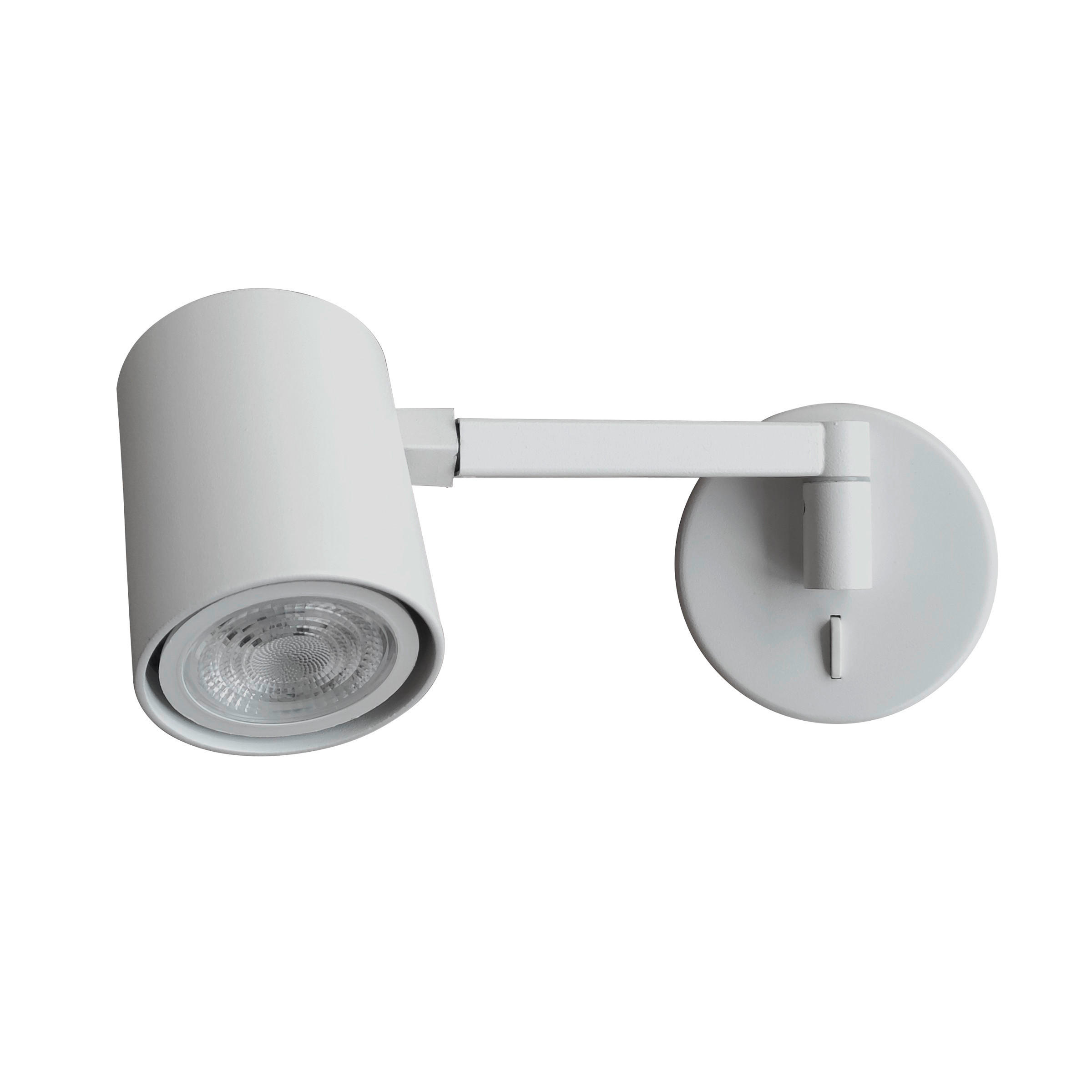 WANDLEUCHTE   - Weiß, KONVENTIONELL, Metall (8/8/21cm)