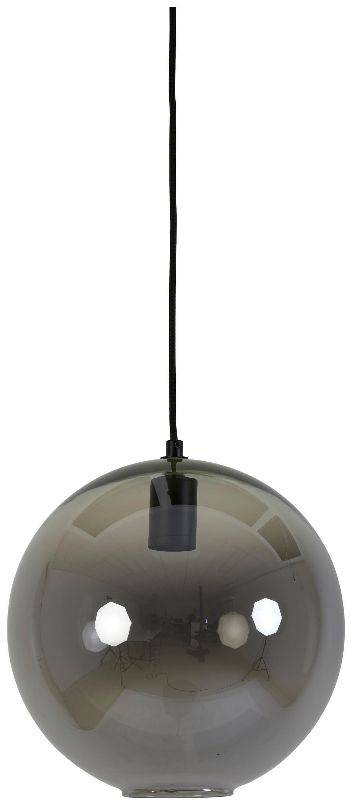 HÄNGELEUCHTE 30/28 cm   - Grau, Design, Glas (30/28cm) - Light & Living