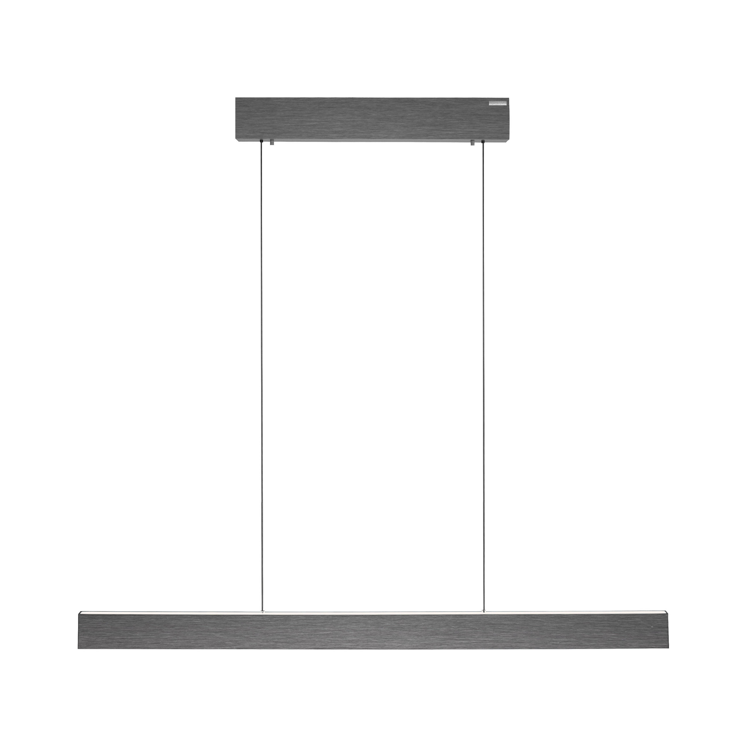 LED-PENDELLEUCHTE 120/8,2/240 cm  - Grau, Design, Kunststoff/Metall (120/8,2/240cm) - Neuhaus PURE