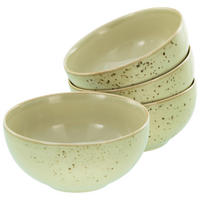 SCHÜSSELSET Nature Collection 4-teilig  - Salbeigrün, Design, Keramik - Creatable