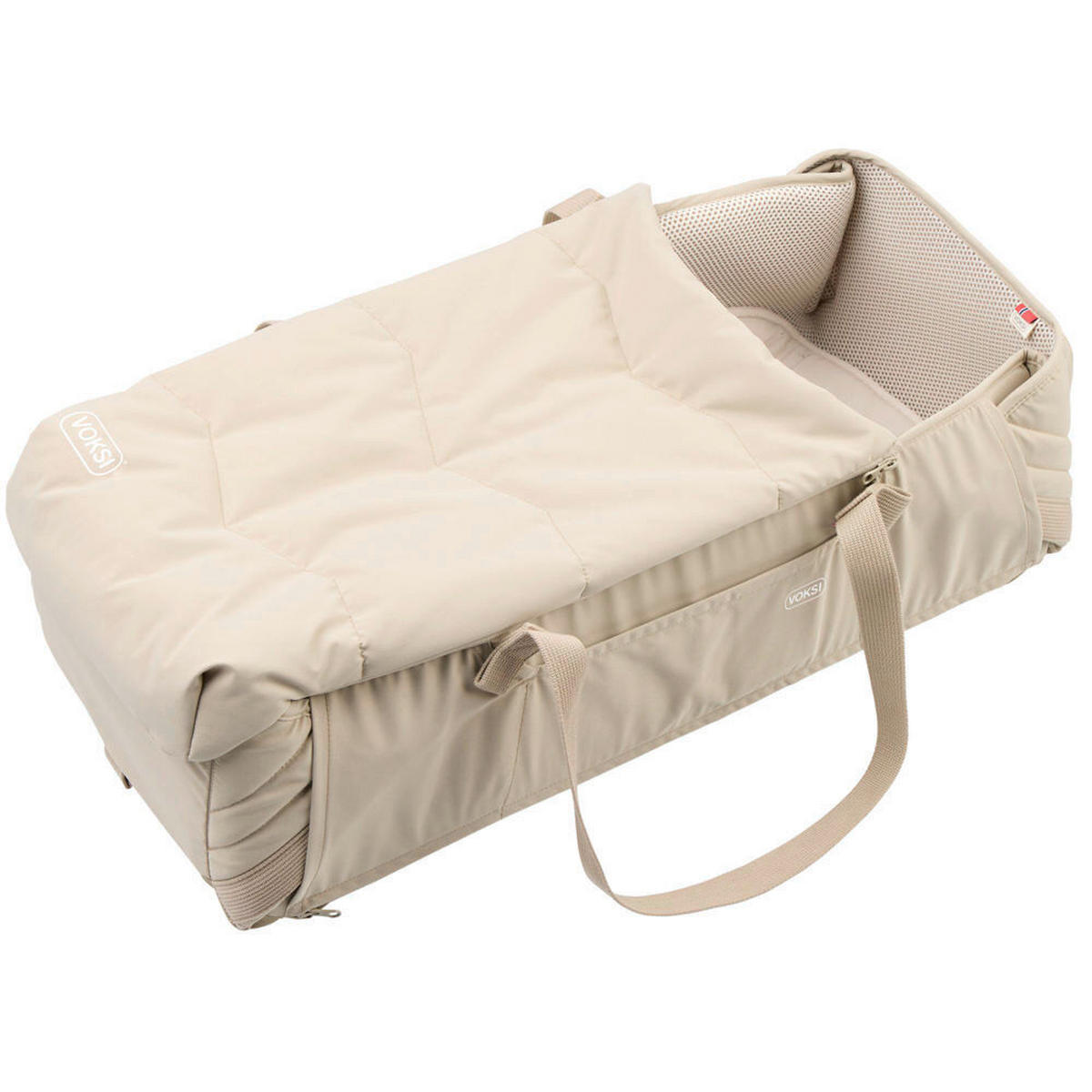 SKLOPIVA KOŠARA ZA SPAVANJE  Carry Me   - bež-smeđa, Basics, tekstil (27/65cm)