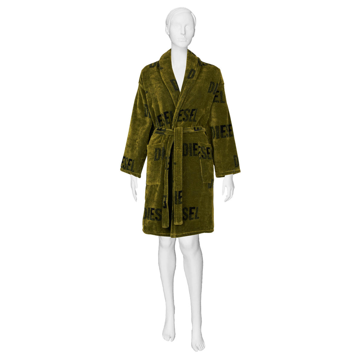 BADEMANTEL S/M Unisex  - Grün, Basics, Textil (S/Mnull) - Diesel