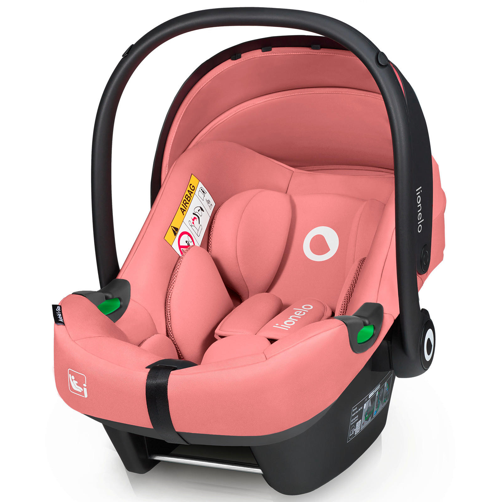 BABYSCHALE Astrid i-Size  - Pink/Altrosa, Basics, Kunststoff/Textil (44/64/57cm) - Lionelo