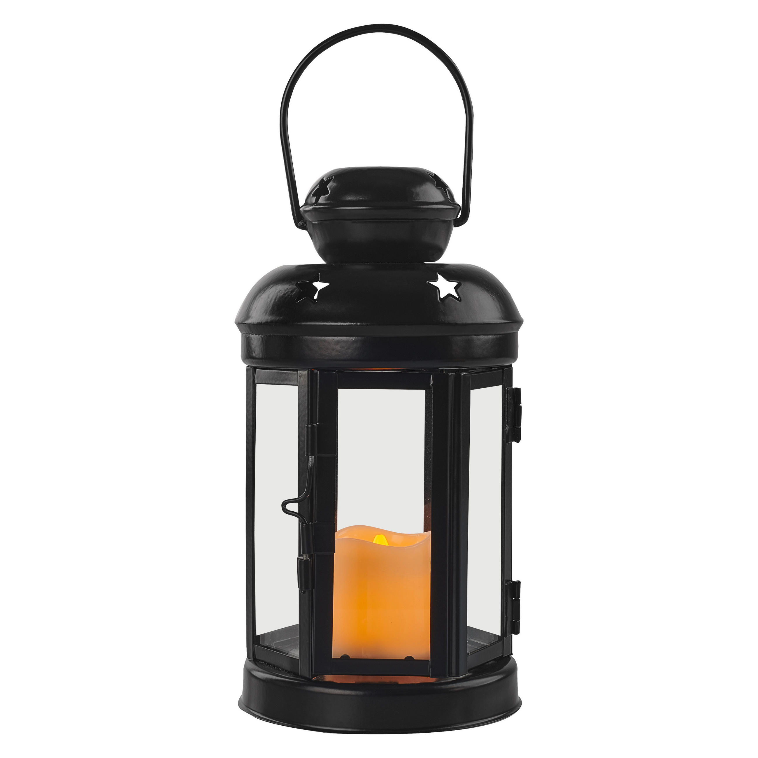DEKORAČNÍ LED SVÍTIDLO - černá, Basics, plast (11/19,5/11cm)