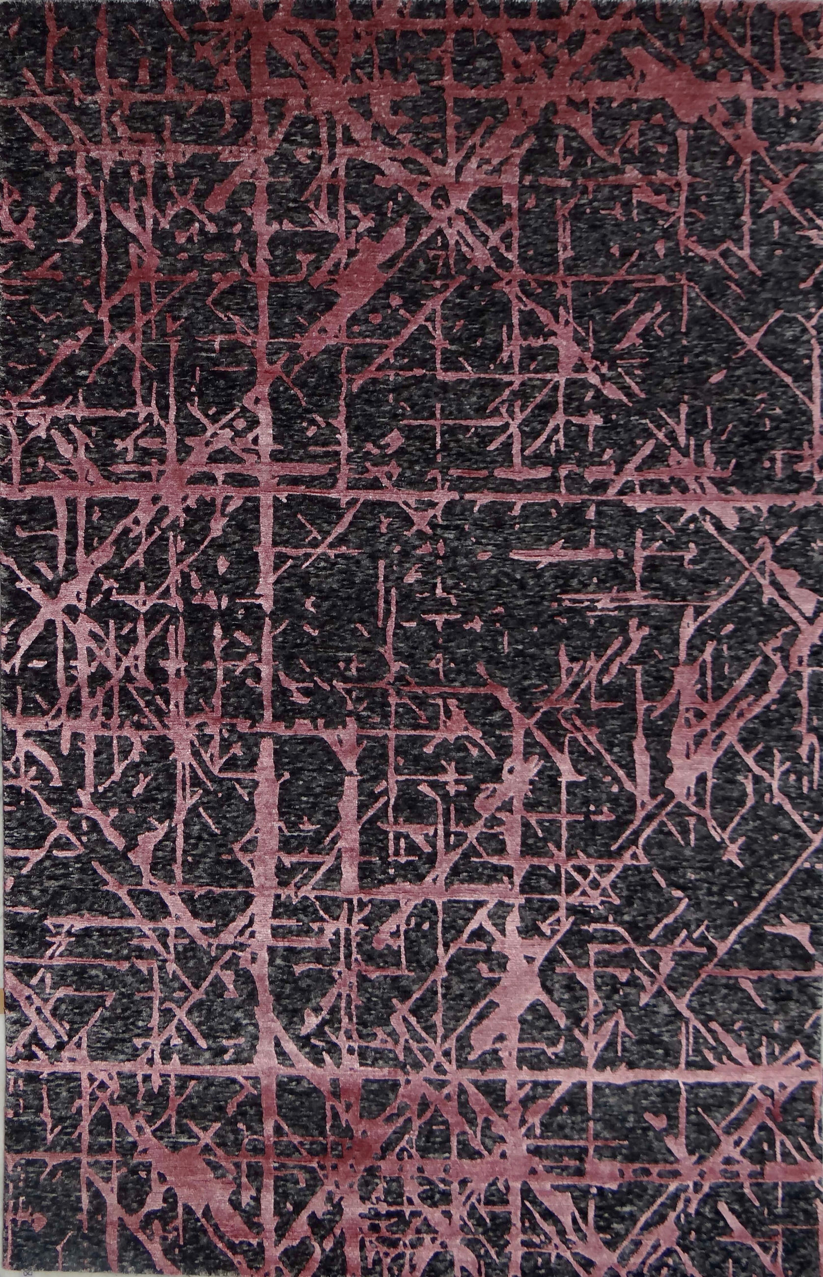 ORIENTÁLNÍ KOBEREC, 200/300 cm černá, pink - pink/černá, Design, textil (200/300cm) - Cazaris