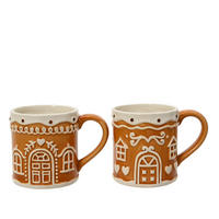 KAFFEEBECHER    - Braun, LIFESTYLE, Keramik (13/9/10cm)
