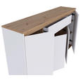 SIDEBOARD  160/93/38 cm 1 Schublade(n)  - Weiß/Eiche Artisan, MODERN, Holzwerkstoff (160/93/38cm) - Carryhome