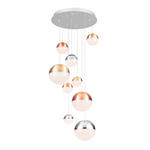 LED-HÄNGELEUCHTE 50/150 cm  - Chromfarben/Messingfarben, Basics, Metall (50/150cm) - Dieter Knoll