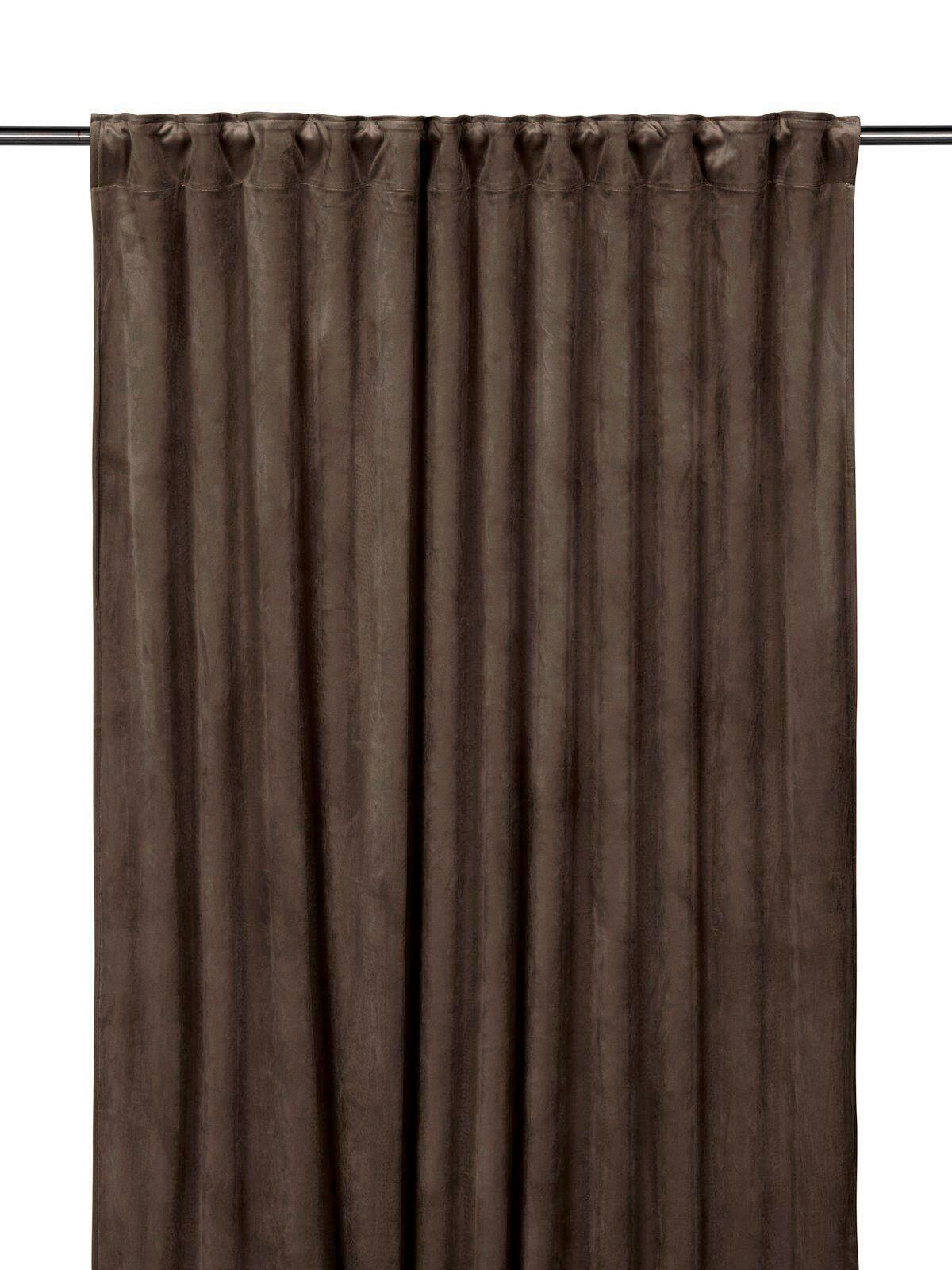 GARDINLÄNGD mörkläggning mocca /135/280 cm