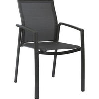 STAPELSESSEL in Metall, Textil Anthrazit, Dunkelgrau  - Dunkelgrau/Anthrazit, Basics, Textil/Metall (58/109/70cm) - Stern