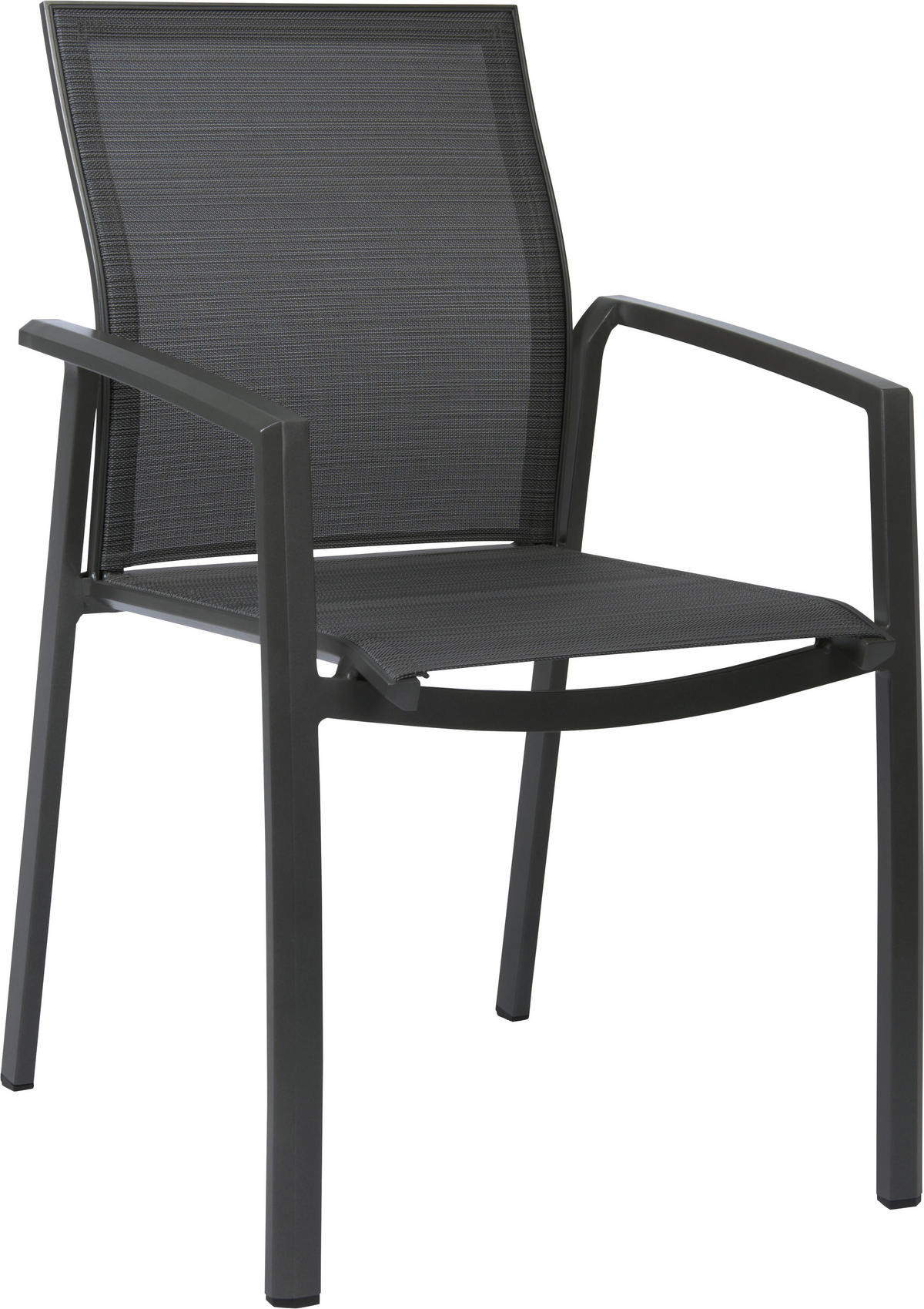 STAPELSESSEL in Metall, Textil Anthrazit, Dunkelgrau  - Dunkelgrau/Anthrazit, Basics, Textil/Metall (58/109/70cm) - Stern