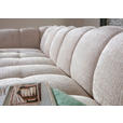 ECKSOFA in Chenille Creme  172/272 cm  - Creme/Schwarz, KONVENTIONELL, Kunststoff/Textil (172/272cm) - Carryhome